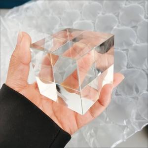 Cristal prisme verre Pixel <span class=keywords><strong>Cube</strong></span> blanc photographie fête <span class=keywords><strong>Photo</strong></span> accessoire drôle jeu cadeaux verre cristal <span class=keywords><strong>Cube</strong></span> pour Pixel Party Favors - Product Image 3
