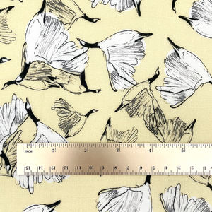 Nouvelle mode populaire d'oie classique imprimé numérique 100% rayonne pour robes de dames - Product Image 5