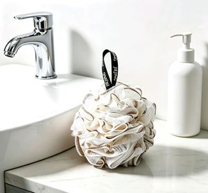 Multiple Colors Available Bath Ball with Creative Flower Design and Fine Mesh for Rich Lather and Comfortable to Use - Product Image 5