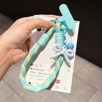 Nouvelle Lanière de Poignet Colorée avec Nœud pour Coque de Téléphone, Cordon Portable Anti-Perte pour Téléphone Mobile
