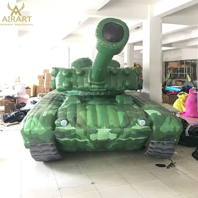 نموذج دبابة عسكرية, نموذج دبابة عسكرية قابلة للنفخ حسب الطلب