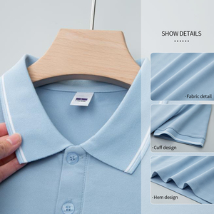 เสื้อผ้าฝ้ายคุณภาพสูง 100% สำหรับผู้ชาย รับสั่งทำงานพิมพ์ลายปักพร้อมโลโก้ OEM ดีไซน์เปล่า - Product Image 6