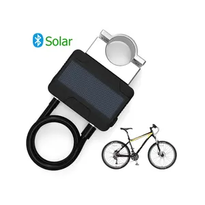 Verrouillage de chaîne de Scooter panneau solaire haute sécurité bluetooth rétractable électrique vélo BLE vélo câble de verrouillage