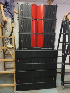 Gran promoción, precio barato, equipo de sonido de audio profesional, sistema de matriz de línea de 3 vías, conjunto de altavoces duales de 12 pulgadas - Product Image 3