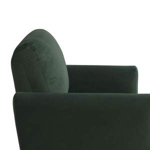 Fauteuil d'appoint en mousse haute densité à ressorts ensachés, tissu velours polyester, pieds en métal pour chambre, appartement, salle à manger, hôtel, loisirs - Product Image 3