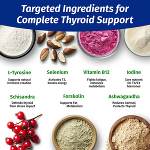 Viên nang bổ sung hỗ trợ tuyến giáp với công thức tập trung năng lượng iốt Vitamin B12 phức hợp kẽm <span class=keywords><strong>Selenium</strong></span> Ashwagandha viên nang - Product Image 3