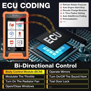 Outil de diagnostic professionnel LAUNCH X431 ELITE <span class=keywords><strong>OBD</strong></span> OBD2, <span class=keywords><strong>scanner</strong></span> VIN automatique, codage ECU de tous les systèmes, bidirectionnel, mise à jour gratuite - Product Image 4