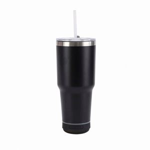 Bluetooth-Enabled <b>Double</b> <b>Wall</b> Stainless Steel Coffee Mug With Custom Color and Logo for Gifts - Product Image 4