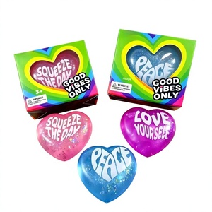Rubber Glitter Love Pinch Decompression Slow Rebound Toy Vent <b>Music</b> Shiny Soft Little <b>Boxed</b> - Product Image 1