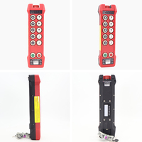 Télécommande radio industrielle à 10 touches, double vitesse, avec verrouillage, IP66, 36V-550V, pour grue