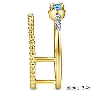Anello Geometrico Minimalista per Donne, Gioielli di Moda Scintillanti all'Ingrosso - Product Image 5