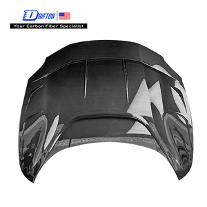 Capó ligero de fibra de carbono completamente visible para Ferrari 296 - Product Image 1