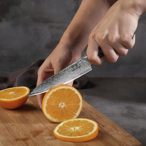 Juego de Cuchillos de Cocina Estilo Japonés HOMEFUL Profesional de 5 Piezas, Hojas de Acero Damasco de 67 Capas, Mangos de Madera Pakka, Cuchillo de Chef - Product Image 5