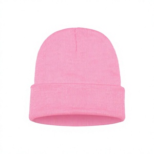 Winter Slouchy Knit Beanie Hat for Men and <b>Women</b> Soft 100% Polyester Image Style Bow Cuffed Design - Product Image 3