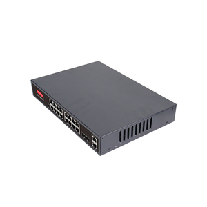 Switch PoE Industri Tanpa Manajemen Jarak Jauh dengan Logo OEM, 16 Port 10/100M 802.3at PoE, 2 Port Uplink 100/1000M - Product Image 4