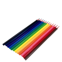 Lápices de Colores de Madera de Alta Calidad para Dibujar y Colorear, 12 Colores, Base de Aceite Suave 3.0, para Niños