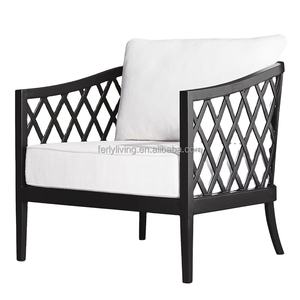 Felly moderno per tutte le stagioni in alluminio mobili da giardino set di tavoli da caffè all'aperto profili in alluminio sedie singole - Product Image 2