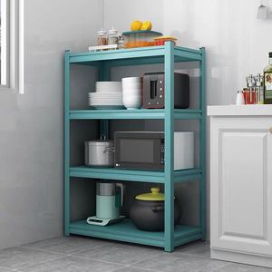 Estante plegable de 5 niveles Utilidad de almacenamiento rodante de metal o carro de cocina con ruedas - Product Image 5