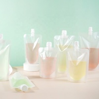 Pochettes Doypack à Bec Verseur pour Boissons, Translucides Givrées, 30ml 50ml 100ml 150ml 200ml 250ml 300ml 380ml 500ml