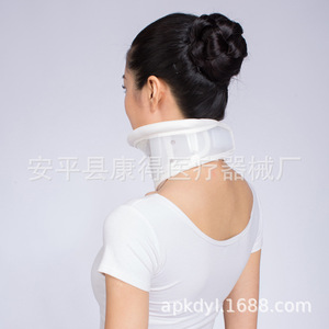 Collarín cervical, uso doméstico, soporte cómodo para el cuello, soporte para la columna cervical, fijación, protección del cuello, adulto, ajuste de altura. - Product Image 3
