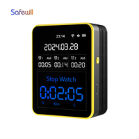 Détecteur Tuya Safewill 15 en 1 AQI PM2.5 PM10 PM0.3 PM1 CO2 HCHO TVOC CO CO2 Température Humidité Wifi Moniteur de qualité de l'air