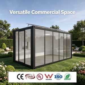 <span class=keywords><strong>Maison</strong></span> d'hôtes conteneurisée solaire autonome avec portes coulissantes en verre pour démarrage d'entreprise <span class=keywords><strong>de</strong></span> location <span class=keywords><strong>de</strong></span> villas <span class=keywords><strong>de</strong></span> vacances <span class=keywords><strong>de</strong></span> luxe - Product Image 2