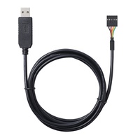 TTL-232R-3V3 TTL-232R-5V convertidor de USB a TTL serie, Cable FTDI Chipset FT232RL USB a 3,3 v 5v TTL UART serie, Cable de descarga