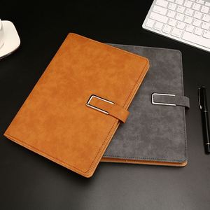 Color Changing Pu Leather <b>A5</b> Loose-leaf <b>Notebook</b> U-shaped Buckle Business <b>Notebook</b> with Card Slot Pen Slot - Product Image 2