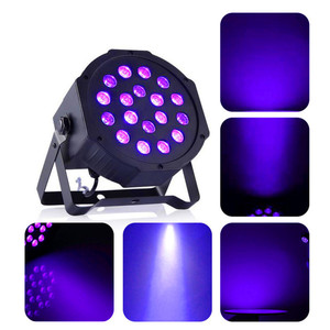 Projecteur de scène UV à <span class=keywords><strong>54</strong></span> LED avec contrôle DMX512/activation sonore, construction en alliage d'aluminium pour discothèque, bar, club, éclairage DJ - Product Image 4
