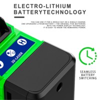 2025 équipement laser rotatif de haute précision laser à niveau automatique 16 lignes vert 16 lignes 4d mini niveau laser