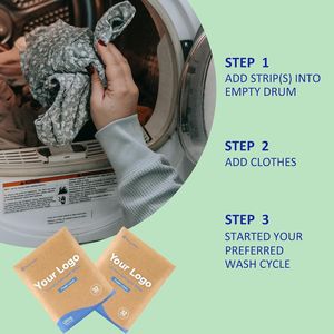 Mild Formula Clothes <b>Cleaner</b> Soap Laundry Detergent Sheets Eco-Friendly Laundry Sheet - Product Image 6