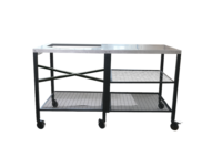 Auplex - Parrilla Kamado de Carbón Vegetal de 21 Pulgadas, Estilo Mesa, Cerámica, Ahumador, Parrilla para Cocinar al Aire Libre, Fabricante OEM ODM