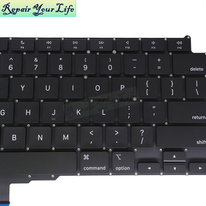 Clavier d'ordinateur portable US RU SP FS pour Apple <span class=keywords><strong>Macbook</strong></span> Pro <span class=keywords><strong>Air</strong></span> Retina 13" A2337, clavier neuf noir sans rétroéclairage - Product Image 2