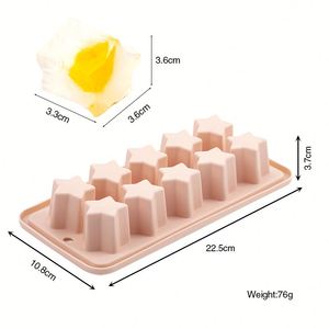 Kitchen <b>Ice</b> Cream Tools 10 Holes Silicone Little Star Shape <b>Ice</b> Cube Tray <b>Ice</b> <b>Maker</b> - Product Image 3