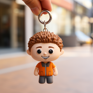 Bricolage créatif en plastique mini bouteille de crème glacée porte-clés mode filles mignon tasse porte-clés dessin animé porte-clés - Product Image 6