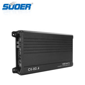 Amplificador de coche <span class=keywords><strong>Suoer</strong></span> de <span class=keywords><strong>1000W</strong></span>, amplificador de Audio de clase AB de 4 canales, 12V con cruces para una mejor calidad de sonido - Product Image 4