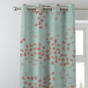 El mejor precio directo de fábrica, la cortina de ventana de puerta de algodón 100% más vendida, técnica tejida de entrega rápida con diseño de patrón Animal - Product Image 3