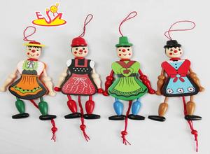 Decoración colgante Marioneta <span class=keywords><strong>de</strong></span> cuerda <span class=keywords><strong>de</strong></span> Pinocho <span class=keywords><strong>de</strong></span> madera ecológica para niños W02A052 - Product Image 2