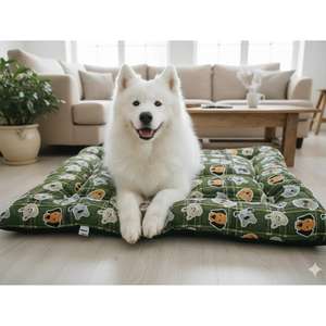 Cuccia per Cani e Gatti Yommy, Materasso Grande con Design a Quadri, Semi-Impermeabile, Misure L XL XXL - Product Image 2