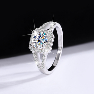Nouvelle Bague de Fiançailles 2026 - Moissanite Argent Sterling 925 Tendance pour Fêtes et Anniversaires 1 Carat - Product Image 5