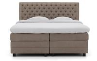 Modernes Luxuriöses Verstellbares Boxspringbett mit Stauraum Weiche Samt-/Leinen-Polsterung und Holzmaterial