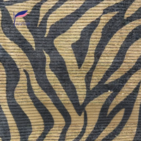 Coton 8 velours côtelé imprimé tigre tissu à la mode chaud coupe-vent résistant aux taches Anti-pilule pour Textiles de maison garçons filles chemises