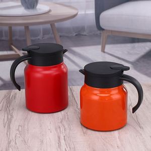 Modern Design 1000Ml Stainless Steel Insulated Stew <b>Pot</b> Vacuum Flask Bottle <b>Tea</b> Brewing Simmering With Lid for Travel - Product Image 2
