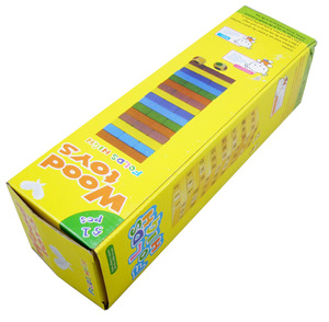 Blocchi di legno impilabili giochi da tavolo giocattoli da costruzione <span class=keywords><strong>intelligenza</strong></span> 48 pezzi puzzle giocattoli Montessori apprendimento smistamento giochi di famiglia - Product Image 6