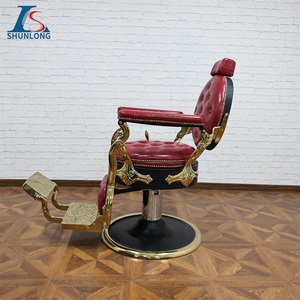 Sillón de Barbería, Silla de Corte, Equipo de Barbería de Alta Gama, Equipo de Peluquería, Silla de Peluquería Antigua Profesional - Product Image 4