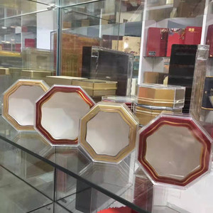 Hộp lưu trữ thực phẩm bằng nhựa hình bát giác nhỏ 10cm cho kẹo ngày Đỏ - Product Image 6