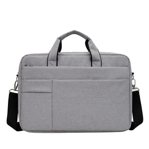 Sac pour ordinateur portable unisexe multi-poches en nylon imperméable avec fermeture éclair, étui de protection portable en tissu Oxford pour voyage et école, vente en gros - Product Image 1
