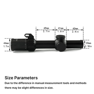 BANGBANG 1-5X24 IR FFP Lunette de tir en aluminium avec tube optique de 30 mm et verre ED de qualité supérieure pour la chasse et l'entraînement en extérieur - Product Image 6