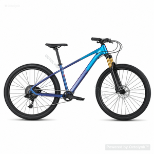 Bicicleta <span class=keywords><strong>de</strong></span> <span class=keywords><strong>Montaña</strong></span> <span class=keywords><strong>de</strong></span> Aleación <span class=keywords><strong>de</strong></span> Aluminio <span class=keywords><strong>de</strong></span> 27.5/29 Pulgadas, 10/12/27/30 Velocidades, Frenos <span class=keywords><strong>de</strong></span> Disco, Suspensión Delantera para Ciclismo Todoterreno - Product Image 1