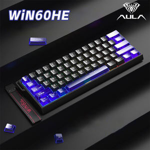 Clavier Aula WIN60 HE Series 8000Hz filaire RGB transparent avec touches magnétiques - Product Image 3
